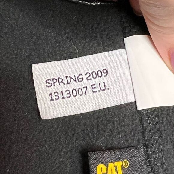 Caterpillar black fleece lined weatherproof jacket size L - Picture 15 of 16